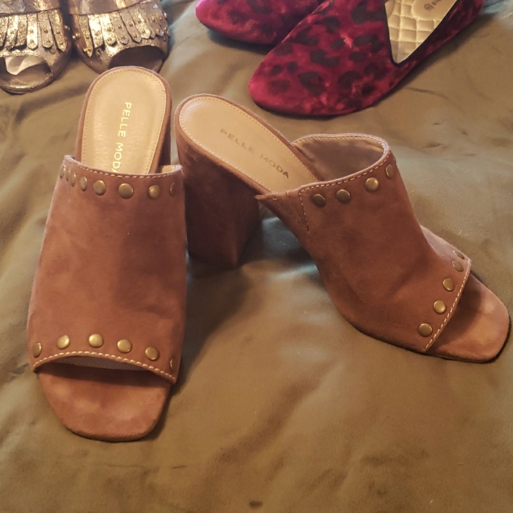Pelle Moda Studded Heels